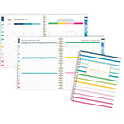 AT-A-GLANCE - Agenda hebdomadaire/mensuel Emily Ley Simplified 2027 - 11 po H x 8 3/8 po l - bande joyeuse - bilingue-Comprend également les jours fériés, 1 page de notes, 2 calendriers de référence et 2 pages de planification future