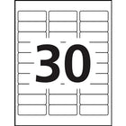 Avery Étiquettes voyantes couleurs fluo assorties, laser, 2 5/8 po x 1 po, paq./450 (05979)-Pour l'utilisation avec les imprimantes laser