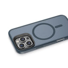 TUFF8 - iPhone 16 Pro Max -  GlideGuard Mag Rugged Case - Bleu nuit-Protection de l'écran et de l'appareil photo : Conçu avec un rebord surélevé pour l'objectif et le cadre de l'écran afin de protéger l'appareil photo, le flash et l'écran contre les rayures lorsqu'ils sont placés face vers le bas.