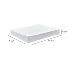 Eddie's - Boîte à vêtements - 8X - 11-1/2" x 8-1/2" x 1-5/8" - Blanc - Paquet de 100-11-1/2" x 8-1/2" x 1-5/8"