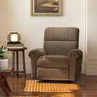 HOMCOM - Fauteuil inclinable électrique avec ports USB - espresso-Mouvement de balancement doux pour une relaxation apaisante au quotidien 