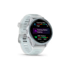 Garmin - Forerunner 570 - 42 mm, aluminium bleu nuage avec bracelet translucide Whitestone/bleu nuage-HAUT-PARLEUR ET MICRO INTÉGRÉS : Passez et recevez des appels depuis votre montre lorsqu'elle est jumelée à votre smartphone. Contrôlez les fonctions de votre montre par commande vocale ou utilisez l'assistant vocal de votre smartphone pour répondre à vos SMS et bien plus encore.