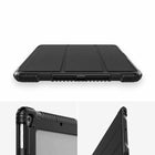 Bulk Packaging - Étui folio robuste avec porte-stylet pour iPad 10.2" 2021/2020/2019 - Noir-Fabriqué avec un extérieur en cuir PU durable, une doublure en microfibre douce et une coque arrière en TPU flexible, cet étui offre une protection complète contre les empreintes digitales, les chocs, les rayures et la poussière