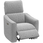 HOMCOM - Fauteuil inclinable électrique rembourré avec ports USB - gris-Siège spacieux de 20,5 po (52 cm) avec mousse haute densité pour un confort optimal 