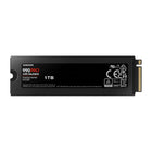 Samsung - 990 PRO avec dissipateur thermique 1 To PCIe 4.0 NVMe M.2 SSD - Noir-Jusqu'à 7 450 Mo/s de vitesse de lecture séquentielle et 6 900 Mo/s de vitesse d'écriture séquentielle
