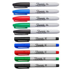 Sharpie - Marqueurs permanents, pointes fine et ultrafine, couleurs assorties, 10 unités-Les couleurs intensément brillantes créent des impressions éclatantes