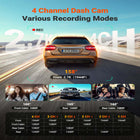 Vantrue - Caméra embarquée N5S 4 canaux avec carte SD 64 Go-Mises à jour firmware ota permettant améliorer système et ajouter nouvelles fonctionnalités