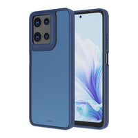AXS - PROShield étui anti-choc pour Motorola Moto G 5G (2025)  - Bleu-Revêtement antidérapant au toucher doux 