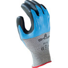 Showa Best Glove - Gants S-Tex 376, Taille Grand/8, Calibre 13, Revêtement Mousse De Nitrile, paquet de 4-Revêtement Mousse de nitrile