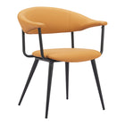 Zuo - Sima Chaise de salle à manger - Brun-Assemblage requis