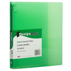 JAM PaperMD – Cartable à 3 anneaux Designders, 3/4 po, vert, 4/paquet-Vert