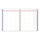 Cambridge - Agenda scolaire hebdomadaire/mensuel 2026-2027 - 11 po H x 9 po l - Tea Rose - bilingue-Couverture en poly durable