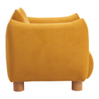 Zuo - Meia Fauteuil d’appoint - Moutarde-Garantie limitée de 3 ans