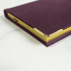 Brownline - 2027 agenda de poche hebdomadaire Executive avec reliure cousue – 6 7/8 po x 3 3/16 po – couleurs assorties – trilingue-Trilingue