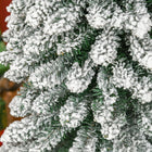 HOMCOM - Arbre de Noël Artificiel 7 Pieds à Branches Réalistes Vert-Base solide et durable pour une meilleure stabilité