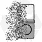 ITSKINS - Étui Hybrid_R Hinge Clear avec Magnets pour Samsung Galaxy Z Flip8 - Fumée-Défense antimicrobienne contre les germes