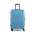 Reebok - Valise à roulettes pivotantes à coque rigide 26 po Airball - Bleu Perle-Poignée télescopique ergonomique offrant confort et durabilité, avec réglage multi-positions