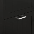 HOMCOM - Armoire à chaussures étroite avec tiroirs basculants et étagère réglable - noir-Son design compact est idéal pour les petites entrées ou les espaces étroits 