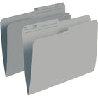 Staples – Chemises de classement de couleur, format lettre, 8 1/2 x 11 po, gris, paquet de 100-Créez des codes couleur pour un accès facile à vos dossiers