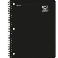 Mead - Journal Upper Class scolaire hebdomadaire/mensuel des élèves 2026-2027 - 9 7/8 po H x 7 3/4 po l - noir - bilingue-12 mois : août 2026 - juillet 2027