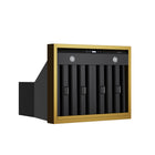 KUCHT KRH30TG 30 po Hotte murale - 900 CFM - Gemstone-Cette hotte élégante est fournie avec des filtres à chicane en acier inoxydable compatibles lave‑vaisselle