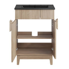 Modway - Miles 24" Vanette de salle de bain - Chêne noir-8