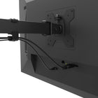 Kanto - Support de bureau pour moniteur simple - Clips de gestion des câbles - Noir-Hauteur réglable entre 5,1 po (13 cm) et 16,7 po (42,5 cm)
