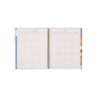 The Happy Planner - Planificateur daté Organized grand format 2026–2027 à double spirale - 11-1/2 po x 10-1/4 po - Cottage côtier-Illustrations douces et apaisantes d’inspiration cottage côtier, signées Heather McLaughlin