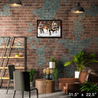 Mario Lemieux Pittsburgh Penguins Shooting sur toile - Toile encadree - 31" x 22"-Sous licence officielle de la LNH et de l'AJLNH