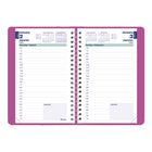 Blueline - 2027 agenda quotidien Fashion – 8 po x 5 po – couleurs assorties – bilingue-Calendriers de référence du mois précédent, du mois courant et des deux mois suivants sur chaque double page