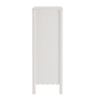Modway - Emmeline 5 tiroirs festonnés Poitrine, Blanc-Assemblée requise