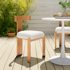 Zuo - Tiana Chaise de salle à manger - Naturel/Beige-Supporte jusqu'à 350 lb