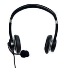 Spracht - Casque binaural supra-auriculaire-Coussinets d'oreille et serre-tête recouverts de similicuir doux et confortables.