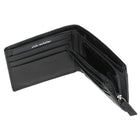Club Rochelier - Portefeuille mince pour homme avec poche zippée - Noir-Protection RFID