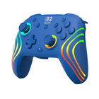 Turtle Beach - Manette de gaming RGB sans fil Afterglow Wave pour Nintendo Switch 2 - Bleu-Connexion sans fil à faible latence jusqu'à 9 m
