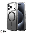 AXS - Crystal Shield D3O Compatible MagSafe Apple iPhone 17 Pro Max - Fumé Dégradé-Testé pour des chutes de 8 pieds, soutenu par la technologie D3O 