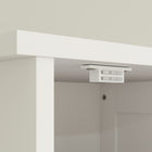 HOMCOM - Armoire de rangement haute et étroite pour salle de bain 67 po - blanc-Le dispositif anti-basculement et les patins antidérapants assurent sécurité et stabilité 