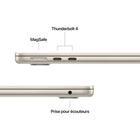 Apple - Portatif MacBook Air 13 po - Puce M4 - SSD 256 Go - Mémoire unifiée 16 Go - Comète - Français-À Votre Avantage, En Son Et En Image - La caméra 12MP Center Stage, les trois micros et les quatre haut-parleurs avec Audio spatial vous offrent un son et une image incroyables