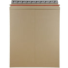 Jam Paper - Enveloppes d'expédition pour photos, kraft, 12 3/4 po x 15 po, avec fermeture à languette détachable, brun-Brun