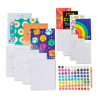 Art 101 - Kit d'activités Peinture par numéro 99 pièces-Comprend 80 dosettes de peintures vives et pigmentées