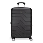 Travelpro - Odyssey 24 po Valise Rigide À Enregistrer de Taille Moyenne à Roulettes - Noir-L’expansion conique résistante à la pointe ajoute jusqu’à 2 po de capacité d’emballage lorsque c’est nécessaire