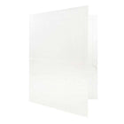 JAM Paper - Dossiers scolaires laminés brillants à 3 trous et à deux pochettes - blanc - Paquet de 6-Dossiers de projet brillants à 3 trous l Couleur : blanc