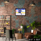 Jordan Kyrou St. Louis Blues - Toile encadree - 31" x 22"-Sous licence officielle de la LNH et de l'AJLNH