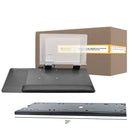 IntekView - Plateau de clavier idéal - 25" x 10" - Gaucher - Porte-copie-Plage de hauteur : 7½" (19 cm)