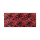 ONEofZERO Grand sous main premium - Labyrinth Crimson-Bords Cousus Serrés : Pour une durabilité accrue et pour réduire l'effilochage au fil du temps