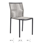 Modway - Serenity Terrasse extérieure Chaises Ensemble de 2, Gris clair-Construction résistante aux intempéries