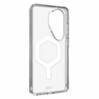 UAG - Étui Plyo transparent avec aimants pour Samsung Galaxy S26 Ultra, Ice/Silver-Construction composite ultralégère
