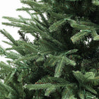 HOMCOM - Arbre de Noël artificiel de 6 pieds avec lumières LED - arbre de Noël-La base stable en acier offre un support fiable 