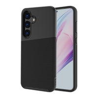 AXS - PROTech Plus étui mince anti-choc avec double couches pour Samsung Galaxy S25 - Noir-Résistant aux chutes jusqu’a 10 pieds