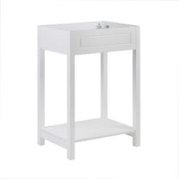 Modway - Altura 24" Armoire de toilette de salle de bain (lavabo non inclus) - Blanc-Armoire de toilette moderne pour salle de bain